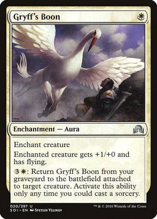 Gryff's Boon [Shadows over Innistrad] - Destination Retro