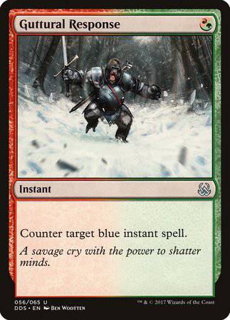 Guttural Response [Duel Decks: Mind vs. Might] - Destination Retro
