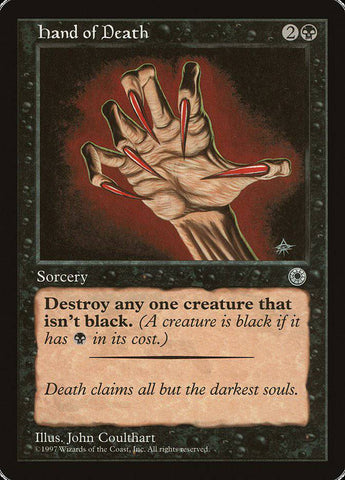Hand of Death (With Creature Color Explanation) [Portal] - Destination Retro