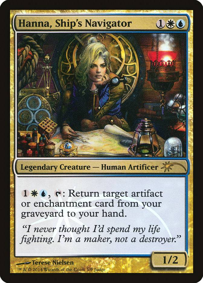 Hanna, Ship's Navigator [Judge Gift Cards 2014] - Destination Retro