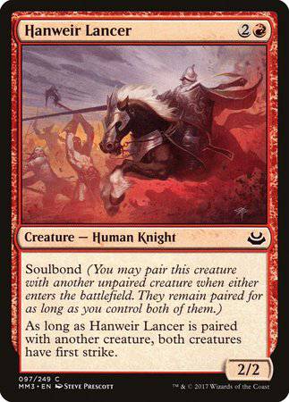 Hanweir Lancer [Modern Masters 2017] - Destination Retro