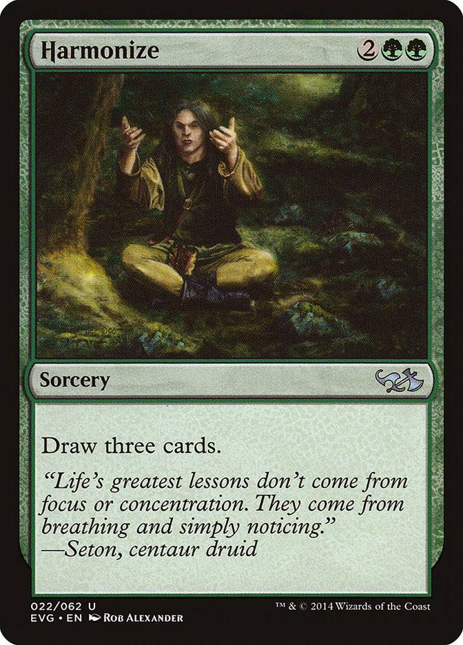Harmonize (Elves vs. Goblins) [Duel Decks Anthology] - Destination Retro
