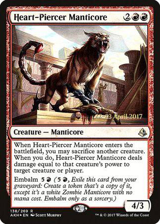 Heart-Piercer Manticore [Amonkhet Promos] - Destination Retro