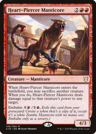 Heart-Piercer Manticore [Commander 2019] - Destination Retro