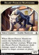 Heart-Piercer Manticore // Warrior Token [Amonkhet Tokens] - Destination Retro