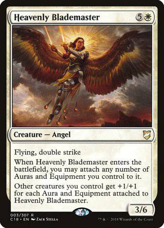 Heavenly Blademaster [Commander 2018] - Destination Retro