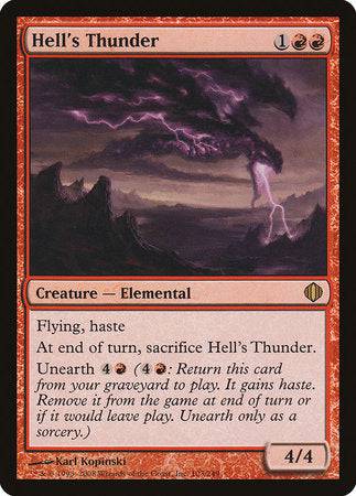 Hell's Thunder [Shards of Alara] - Destination Retro