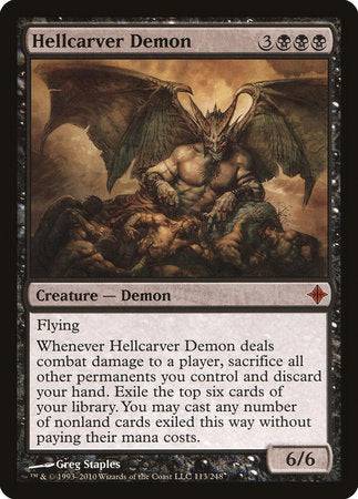 Hellcarver Demon [Rise of the Eldrazi] - Destination Retro