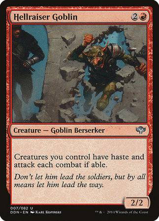 Hellraiser Goblin [Duel Decks: Speed vs. Cunning] - Destination Retro