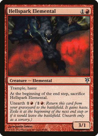 Hellspark Elemental [Duel Decks: Sorin vs. Tibalt] - Destination Retro