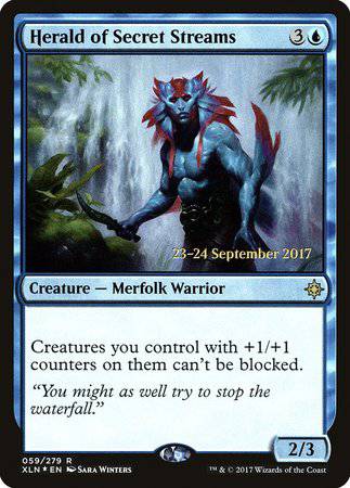 Herald of Secret Streams [Ixalan Promos] - Destination Retro