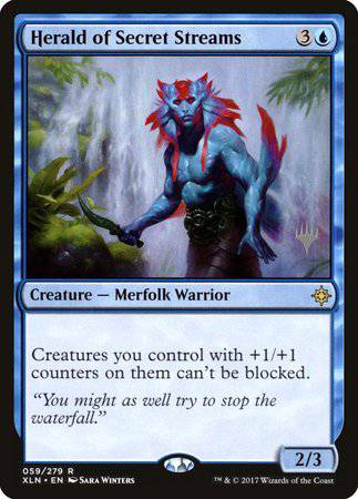 Herald of Secret Streams [Ixalan Promos] - Destination Retro