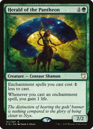 Herald of the Pantheon [Commander 2018] - Destination Retro