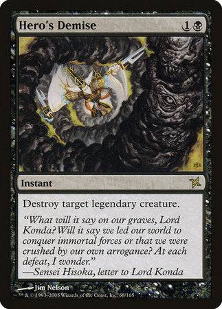 Hero's Demise [Betrayers of Kamigawa] - Destination Retro