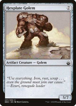 Hexplate Golem [Battlebond] - Destination Retro