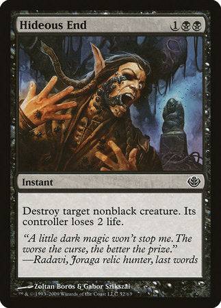 Hideous End [Duel Decks: Garruk vs. Liliana] - Destination Retro