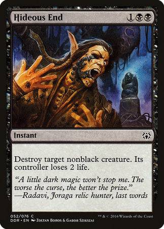 Hideous End [Duel Decks: Nissa vs. Ob Nixilis] - Destination Retro