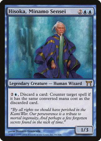 Hisoka, Minamo Sensei [Champions of Kamigawa] - Destination Retro
