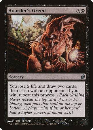Hoarder's Greed [Lorwyn] - Destination Retro