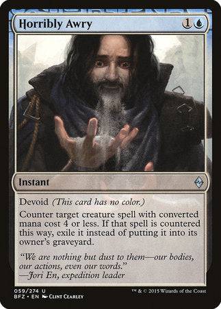 Horribly Awry [Battle for Zendikar] - Destination Retro