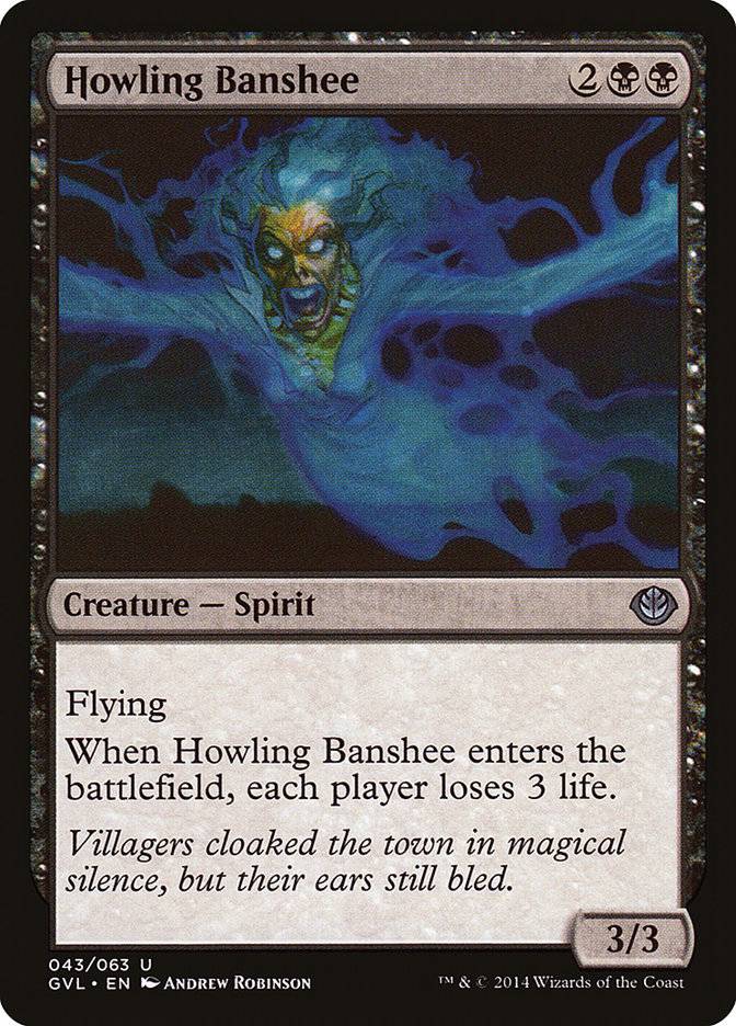Howling Banshee (Garruk vs. Liliana) [Duel Decks Anthology] - Destination Retro