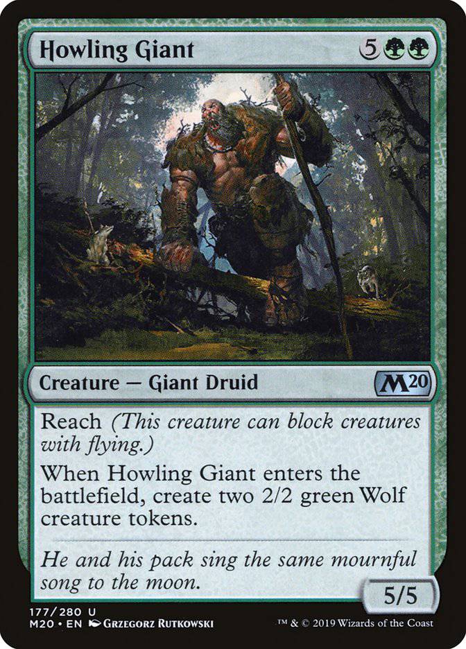 Howling Giant [Core Set 2020] - Destination Retro