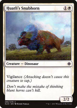 Huatli's Snubhorn [Ixalan] - Destination Retro