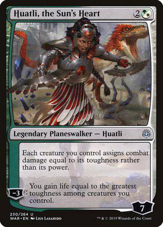 Huatli, the Sun's Heart [War of the Spark] - Destination Retro