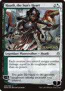 Huatli, the Sun's Heart  [War of the Spark Prerelease Promos] - Destination Retro