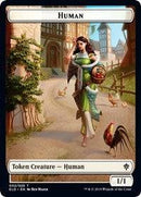 Human // Food (16) Double-sided Token [Throne of Eldraine Tokens] - Destination Retro