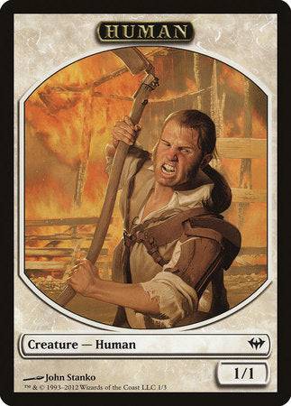 Human Token [Dark Ascension Tokens] - Destination Retro