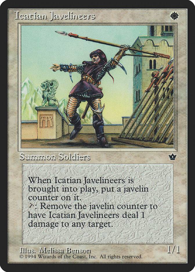 Icatian Javelineers (Melissa A. Benson) [Fallen Empires] - Destination Retro