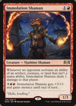 Immolation Shaman [Ravnica Allegiance] - Destination Retro