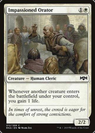 Impassioned Orator [Ravnica Allegiance] - Destination Retro