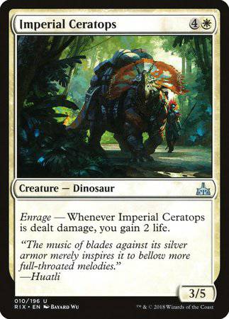 Imperial Ceratops [Rivals of Ixalan] - Destination Retro