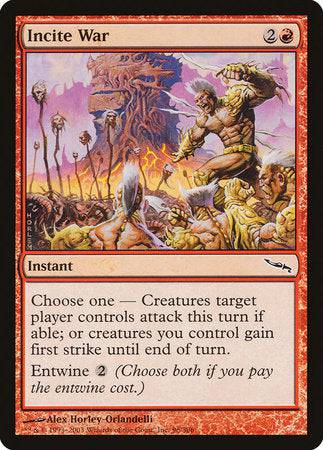 Incite War [Mirrodin] - Destination Retro