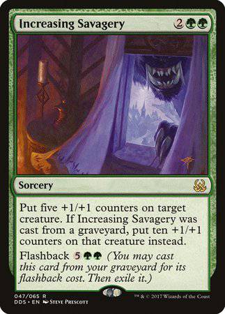 Increasing Savagery [Duel Decks: Mind vs. Might] - Destination Retro