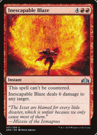 Inescapable Blaze [Guilds of Ravnica] - Destination Retro
