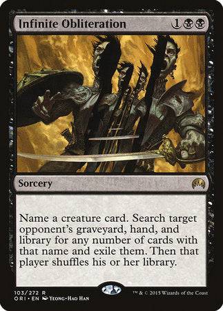 Infinite Obliteration [Magic Origins] - Destination Retro
