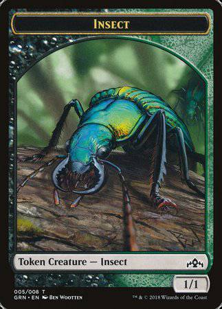 Insect Token [Guilds of Ravnica Tokens] - Destination Retro