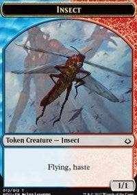 Insect // Zombie Double-sided Token [Hour of Devastation Tokens] - Destination Retro