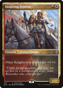 Inspiring Veteran (Promo Pack) [Throne of Eldraine Promos] - Destination Retro