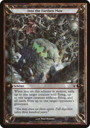 Into the Earthen Maw (Archenemy) [Archenemy Schemes] - Destination Retro