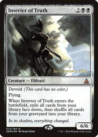 Inverter of Truth [Oath of the Gatewatch Promos] - Destination Retro