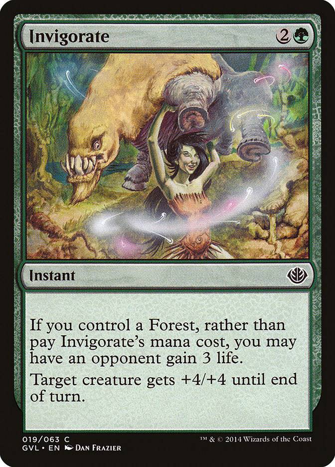 Invigorate (Garruk vs. Liliana) [Duel Decks Anthology] - Destination Retro