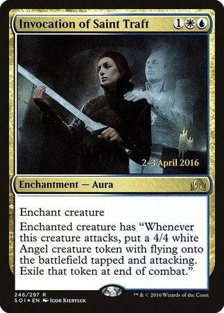Invocation of Saint Traft [Shadows over Innistrad Promos] - Destination Retro