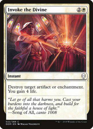 Invoke the Divine [Dominaria] - Destination Retro