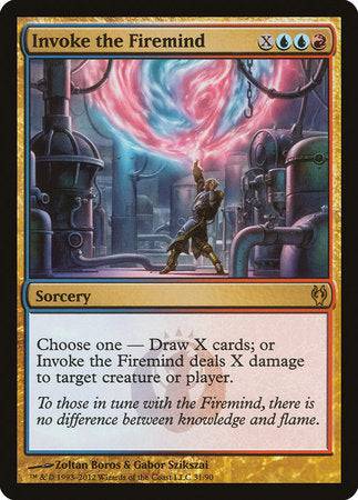 Invoke the Firemind [Duel Decks: Izzet vs. Golgari] - Destination Retro