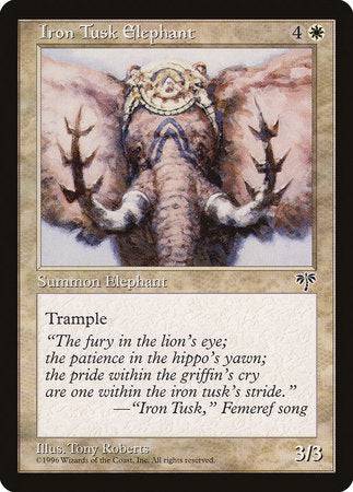 Iron Tusk Elephant [Mirage] - Destination Retro