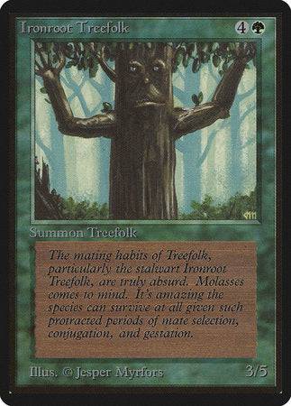 Ironroot Treefolk [Limited Edition Beta] - Destination Retro